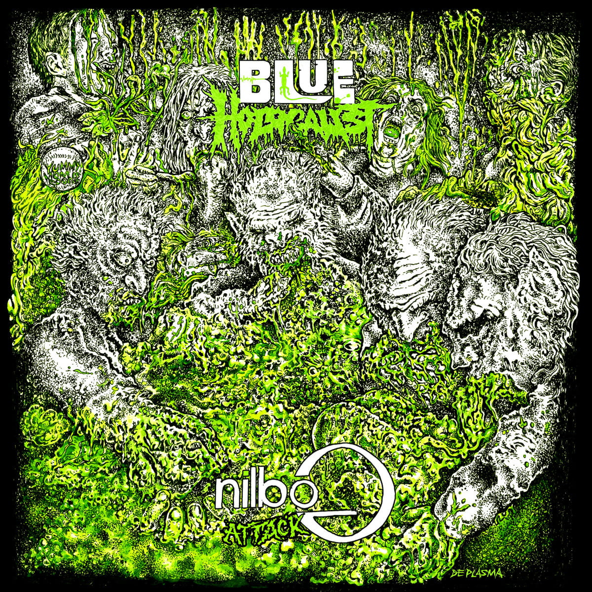 BLUE HOLOCAUST / HOUKAGO GRIND TIME- SPLIT 7"