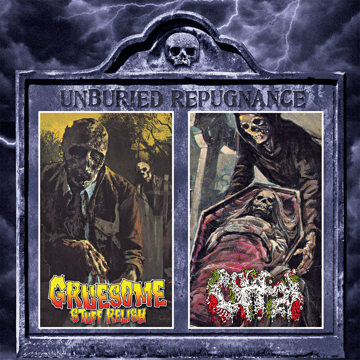 GRUESOME STUFF RELISH / OFFAL - SPLIT LP