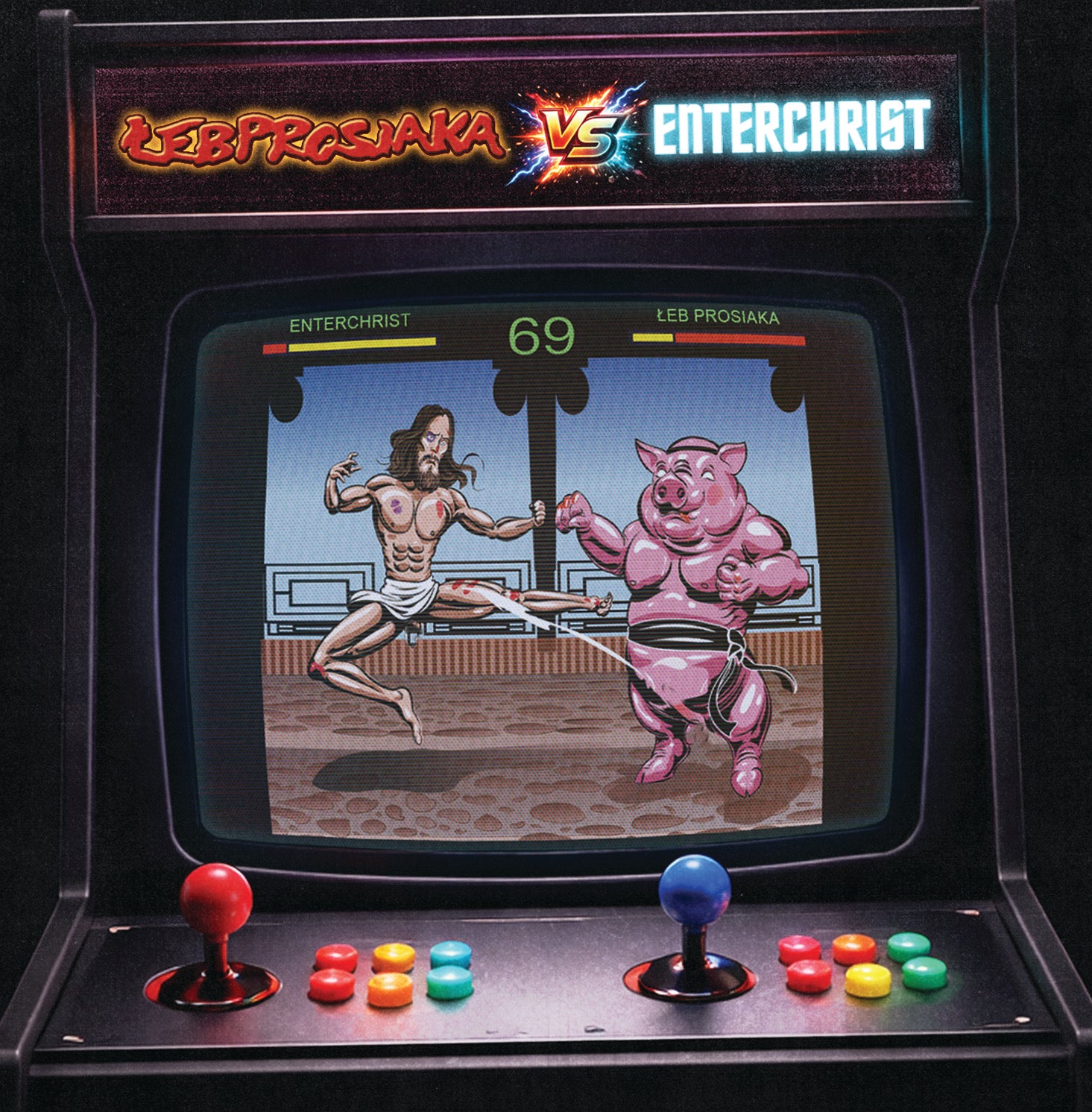 Łeb Prosiaka / Enterchrist Split Cd (PRE-ORDER)