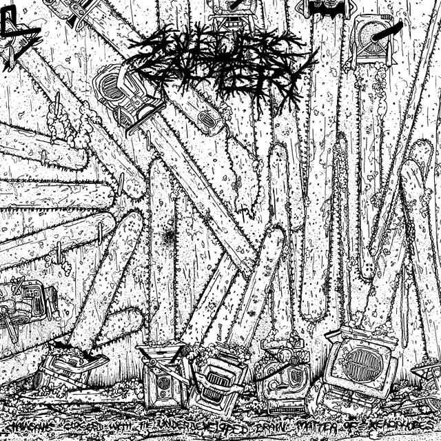 SULFURIC CAUTERY - "CHAINSAWS CLOGGED WITH THE...LP